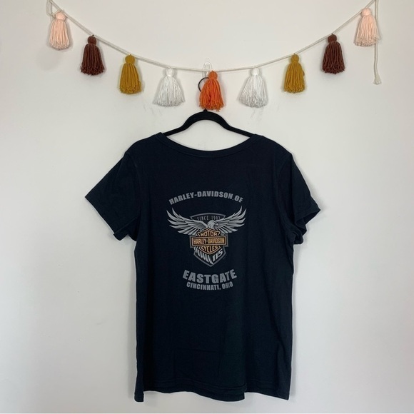 Harley-Davidson Scoop Neck 115 Years Old Factory Graphic T-Shirt Size XXL - Picture 8 of 8